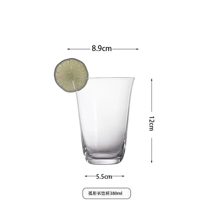 Lead-free Japanese style crystal 300ml thin classical classic cocktail/whiskey glass
